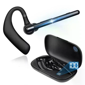 Гарнітура Bluetooth 5.3 G10 з шумопоглинанням зарядним кейсом та подвійним мікрофоном чорна (SKU-139)