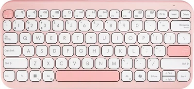 Klawiatura bezprzewodowa ASUS Marshmallow KW100 Bluetooth Rose Clay (90XB0880-BKB4G0)