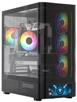 Obudowa MODECOM Volcano AQ500 ARGB MIDI BLACK (MC-A-AQ500-4FA-B)