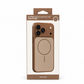 Чохол Premium для смартфона Silicone Creative Variation Case MAG COVER Apple iPhone 15 3,Gold of the desert (MagCOViP15-3)