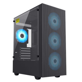 Корпус Mini-Tower без БЖ GameMax Edge (загартоване скло)
