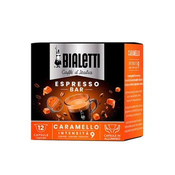 Капсули Bialetti Espresso Bar Caramello для кавомашин Gioia, карамельний смак, 12 шт.