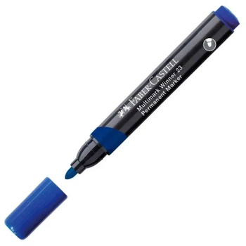 Маркер Faber-Castell перманентний Multimark Winner 23, колір синій (32838)
