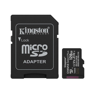 Картка пам'яті Kingston microSDHC 128Gb Canvas Select Plus Gen3 class10 A1(R-150Mb/s) +(adapter SD) 75556
