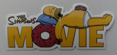Стикер этикетка наклейка самоклейка Simpsons 1 (9,5см х 4см)