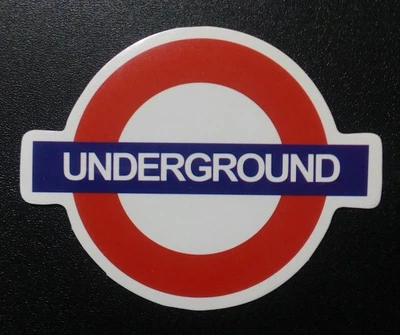 Стикер этикетка наклейка самоклейка Underground (8см х 6,5см)