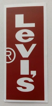 Стикер этикетка наклейка самоклейка Levis 1 (9см х 4см)