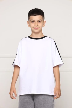 Футболка з коротким рукавом для хлопчика YUKI білий 152 ЦБ-00295956