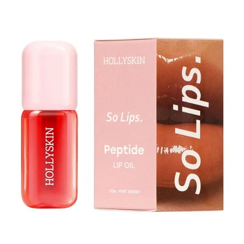 Увлажняющее масло для губ HOLLYSKIN So Lips. Peptide Lip Oil №006. Mint Berry, 4 мл (4823109703933)