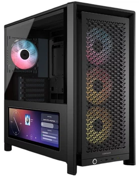 Корпус CORSAIR FRAME 4000D LCD RS ARGB Mid-Tower Black (CC-9011326-WW)
