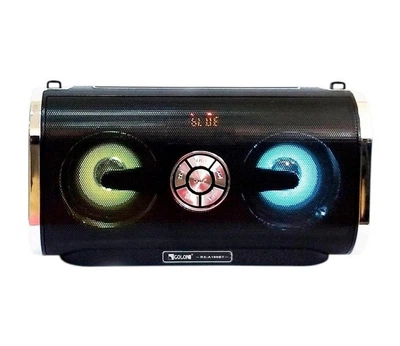Портативна колонка FM радіоприймач GOLON XTREME RX-A199BT Bluetooth Led підсвічування USB AUX MicroSD 280x155x90 мм Black
