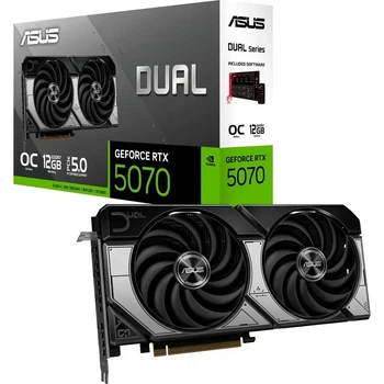 Видеокарта Asus Dual GeForce RTX 5070 OC (DUAL-RTX5070-O12G)