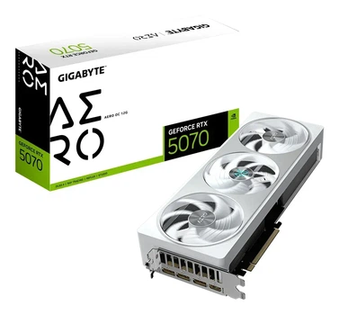 Видеокарта Gigabyte GeForce RTX 5070 AERO OC (GV-N5070AERO OC-12GD)