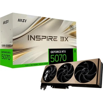 Відеокарта MSI GeForce RTX 5070 INSPIRE 3X (RTX 5070 12G INSPIRE 3X)