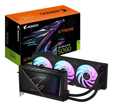 Видеокарта GIGABYTE AORUS GeForce RTX 5090 XTREME WATERFORCE 32G (GV-N5090AORUSX W-32GD)