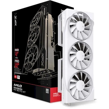 Відеокарта XFX Swift AMD Radeon RX 9070XT White Triple Fan Gaming Edition (RX-97TSWF3W9)