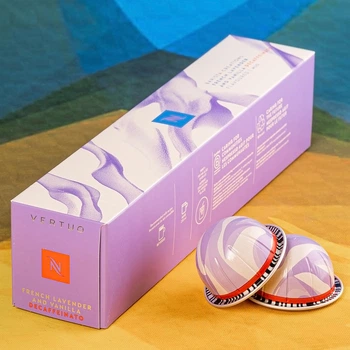 Кофе в капсулах Nespresso Vertuo French Lavender & Vanilla Decaffeinato 230 мл, 10 капсул