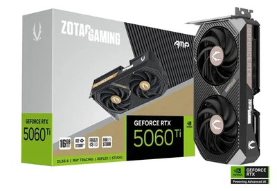 Видеокарта Zotac GeForce RTX 5060 Ti GAMING AMP (ZT-B50620F-10M)
