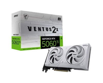 Видеокарта MSI GeForce RTX 5060 Ti VENTUS 2X WHITE PLUS (RTX 5060 Ti 8G VENTUS 2X WHITE PLUS)