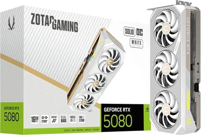 Видеокарта Zotac GeForce RTX 5080 GAMING SOLID OC White (ZT-B50800Q-10P)