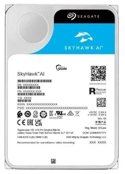 Жесткий диск 3.5" 16Tb Seagate SkyHawk AI, SATA3, 512 Мб, 7200 об/мин (ST16000VE004)