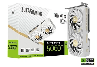 Видеокарта Zotac GeForce RTX 5060 Ti GAMING Twin Edge OC White (ZT-B50610Q-10M)