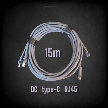 Кабель 2-в-1 Outcamp Starlink Mini/V4 Standard питание/type-c и RJ45 (15 м)