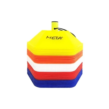 Набор разметочных шестигранных фишек Meta Marker Cone Octagon Set of 50 желтый, синий, оранжевый