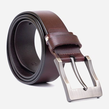 Ремінь чоловічий з натуральної шкіри Vintage 115 см Коричневий (leather-20357)