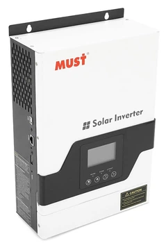 Гибридный инвертор Must PV18-1012VPM, 1 кВт, 12 В, ток заряда 10/20 А, MPPT 60 А, 15–105 Vdc (YT46146)