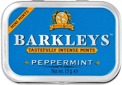 Леденцы Barkleys mini перечная мята 15 г (8717438742250)