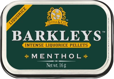 Леденцы Barkleys Pellets mini ментол 16 г (8717438744377)