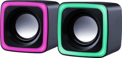 Акустическая система Defender Solar 7 6W LED USB Black (4745091892146)