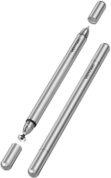 Стилус-ручка для емкостных экранов Vention 2 в Stylus Pen Gray Aluminum Alloy Type (KQMH0)