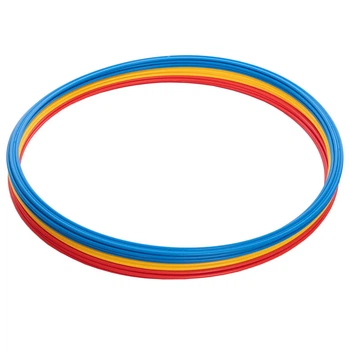 Кольца тренировочные для футбола Zelart 0815-70 12 колец Multicolor