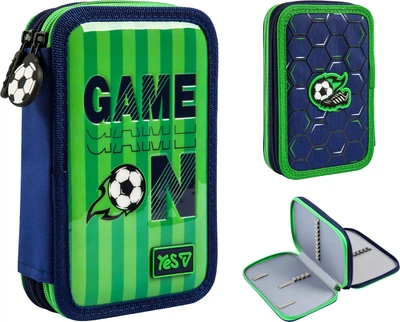 Пенал жесткий Yes двойной HP-01 Football Fan (533714)