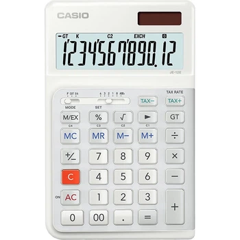 Калькулятор Casio JE-12E настольный эргономичный