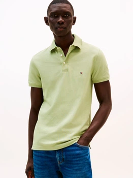 Поло довге чоловіче Tommy Hilfiger 740642872 2XL Зелене (1160061028)