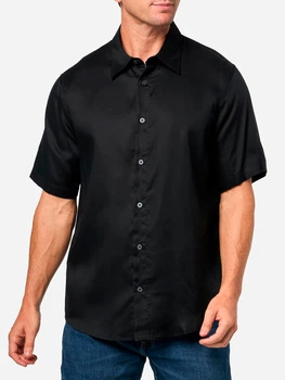 Рубашка летняя мужская Armani Exchange 559792995 M Черная (1159983343)