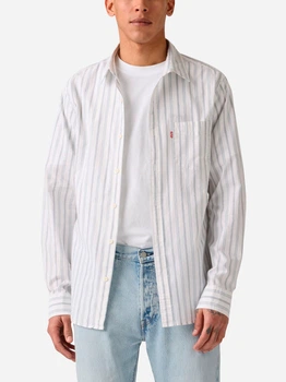Сорочка бавовняна чоловіча Levi`s 98239186 XL Біла (1160240333)