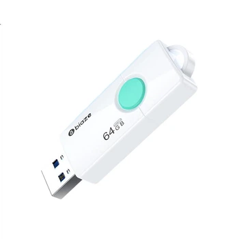 Флеш-накопитель BIAZE UP-07 256ГБ USB 3.0, Push-Pull, белый