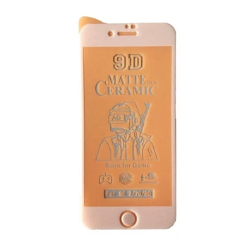 Захисний гібрид скла та плівки CERAMIC MATTE for iPhone 7/8/SE2 біле тех. пак.
