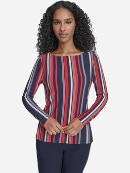 Лонгслів довгий жіночий Tommy Hilfiger 531491803 XL Синій/Червоний (1160096205)