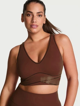Спортивный топ для фитнеса женский Victoria's Secret 509451950 S Коричневый (1160138563)