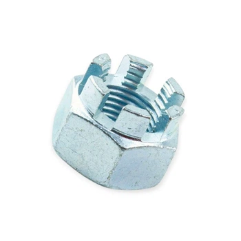 Гайка М16х1,5 корончатая 8кл цинк (мелкая резьб) Metalvis