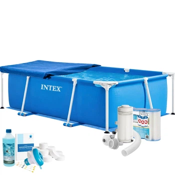 Каркасный бассейн Max Intex Metal Frame, полный комплект, 220х150х60 см (IP-175863)