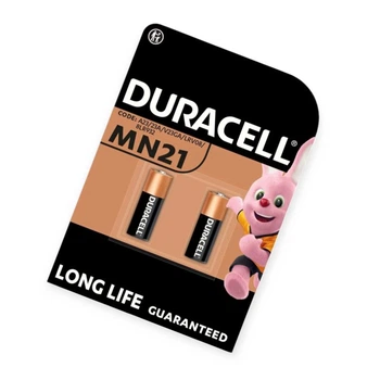 Батарейка "А 23" щелочная 12V микропальчик Duracell MN21 блистер (в брелок сигналки) 2шт