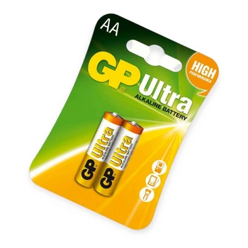 Батарейка AA щелочная 1.5V пальчик GP Ultra Alkaline 2шт блистер