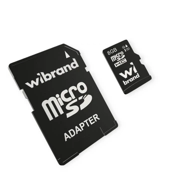 Карта пам'яті microSDHC 8Gb class 10 (adapter SD) Wibrand