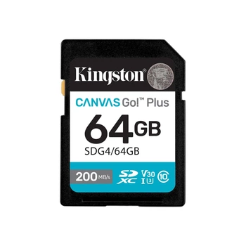 Карта пам'яті Kingston Canvas Go! Plus SDXC 64GB UHS-I U3 V30 (SDG4/64GB)